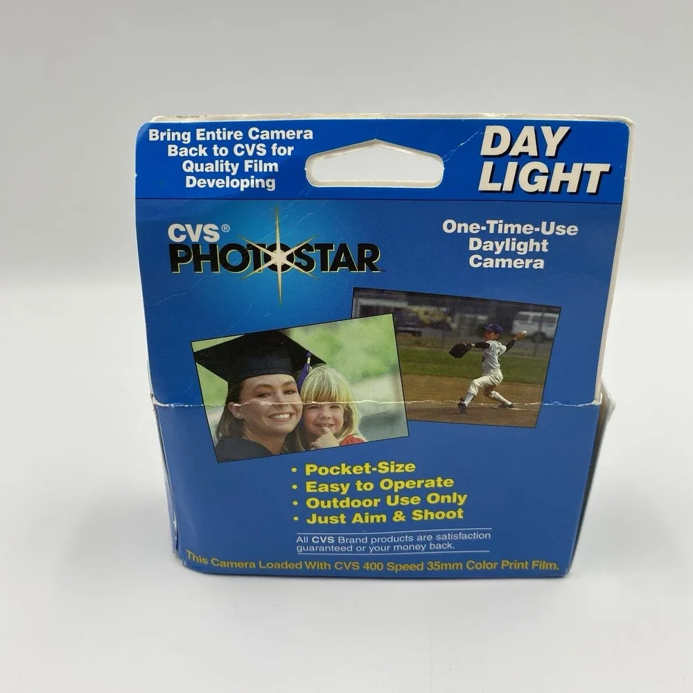 CVS Photostar Daylight Camera Outdoor Use‎ Only 27exp Expired 8/2001